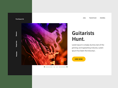 Talent hunt beauty digital drums guitar illustration music passion shot talent talent hunt typography ui voilon