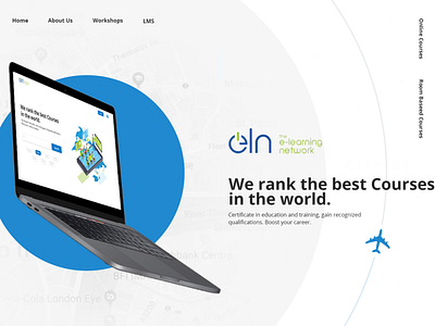 Eln about us aet circle courses e commerce e learning elearning eln home laptop laptop mockup lms mockuo online courses rbc room based courses students ux workshops world