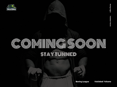 Boxing beauty boxers boxing branding coming soon coming soon page design faislabad falcons game icon illustration logo mobile players shot sport typography ui ux