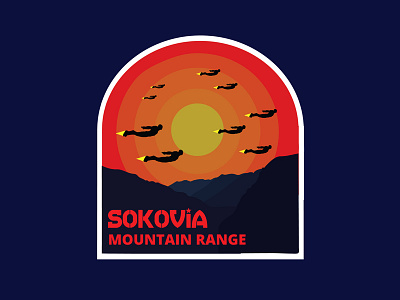 Sokovia Mountain Range Park Badge