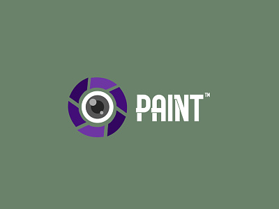 30 Day Logo Challenge: Day 09 'Paint' app brand branding day graphic logo paint thirty thirty day thirty days thirty logo typography