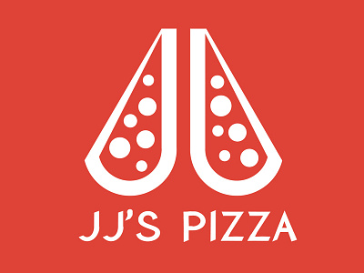 30 Day Logo Challenge: Day 13 'JJ's Pizza' brand branding day graphic jj pizza logo pizza thirty thirty day thirty days thirty logo typography