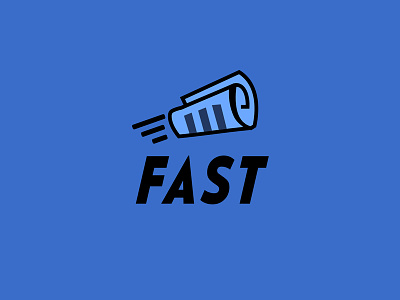 30 Day Logo Challenge: Day 17 'Fast' brand branding contract day fast graphic logo thirty thirty day thirty days thirty logo typography