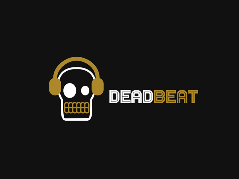 30 Day Logo Challenge: Day 23 'Deadbeat' deadbeat thirty logo logo music typography thirty days thirty day brand branding graphic thirty day