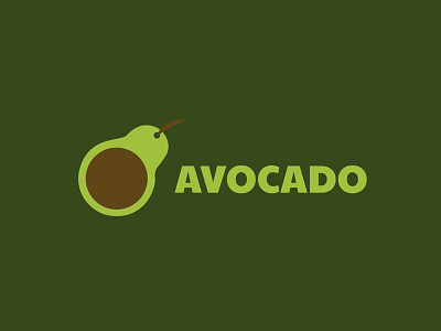 30 Day Logo Challenge: Day 24 'Avocado' app avocado brand branding day graphic logo thirty thirty day thirty days thirty logo typography