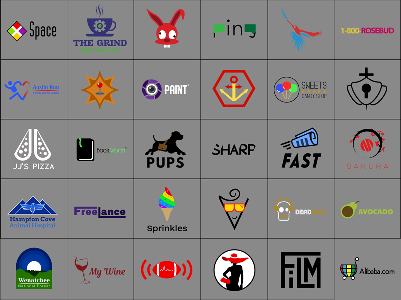 30 Days of Logo Design: All 30 Completed Designs multiple bundle challenge brand logo daily thirty logo thirtylogos thirty logos