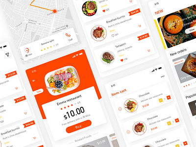 Take-away meals app