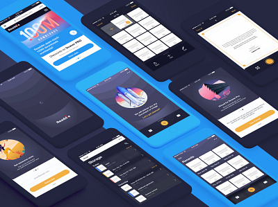 «Scanner Pro». Mobile App app awesome blue concept creative deep design inspiration mobile app mobile app design mobile ui product design readdle scaner ui uidesign user experience user interface ux uxdesign