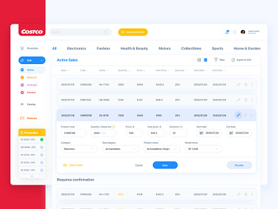 «Costco». Design SAP system