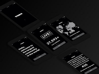 «Tuna». Radio app app branding broadcast community countries deep icon live logo radio station stream tuna typography ui uidesign user experience user interface ux uxdesign