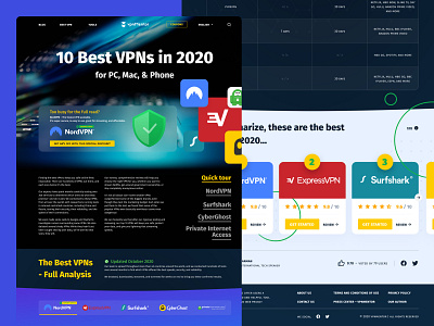 «vpnMentor». Landing page blue cyberghost design expressvpn inspiration landing landing page mentor nordvpn security surfshark ui uidesign user experience user interface ux uxdesign vpn vpnmentor web