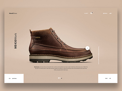 Shoes, Front Screen concept clean dark landing page minimalist photoshop uidesign ux webdesign