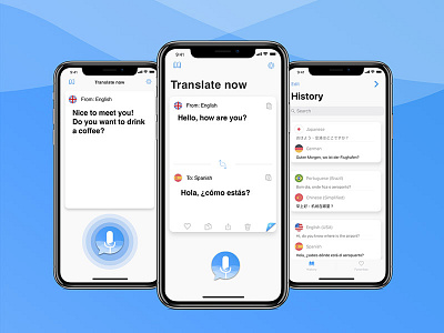 Translate Now app design icon ios iphone ui ux