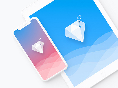 Diamonds app design diamond diamonds digital digital art in app purchase ios iphone photoshop sketch ui vector