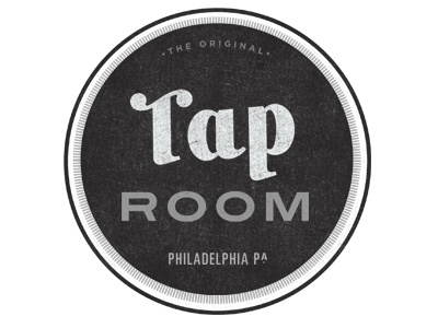 Tap Room 2 bar logo philadelphia tap typography