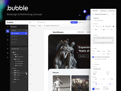Bubble.is - Redesign & Rethinking Concept