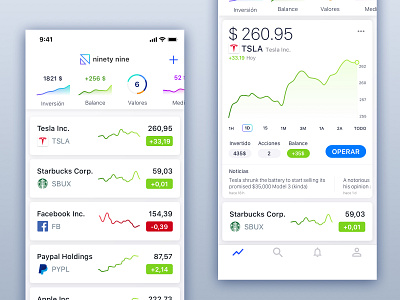 Trading App concept