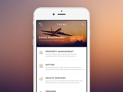 TYCHE - Concierge mobile app