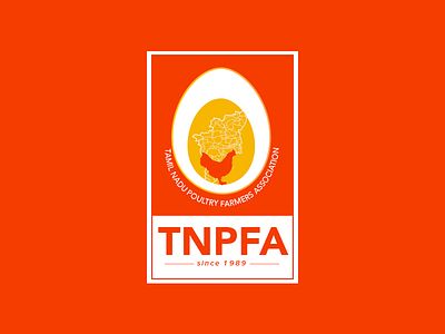Tamil Nadu Poultry Farmers Association Logo branding design icon identity logo logo design logodesign typography
