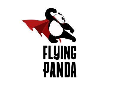 Flying Panda Identity branding logo logo design