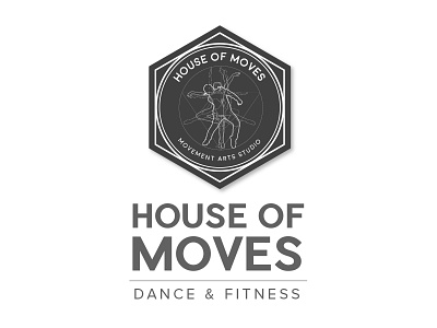 House of Moves Identity branding logo logo design