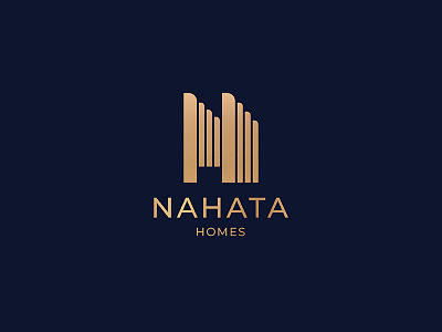 Nahata Homes Identity branding design icon identity logo logo design logodesign typography