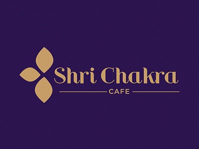 Shri Chakra Cafe branding cafe cafe logo chakra design icon identity logo logo design logodesign photography restaurant typography