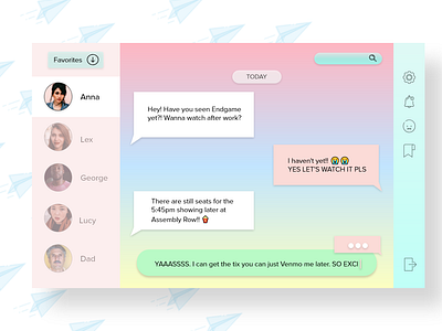 Daily UI #013 - Messaging