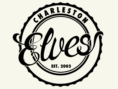 Charleston Elves logo nonprofit stamp