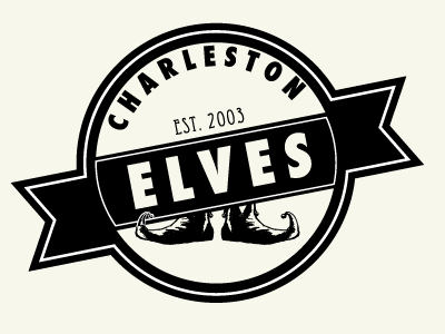 Charleston Elves logo nonprofit stamp