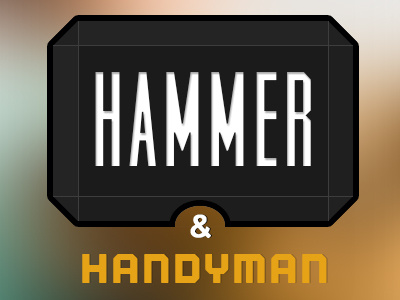 Hammer & Handyman brand hammer handyman industry logo mailchimp mark muncie outage template trade