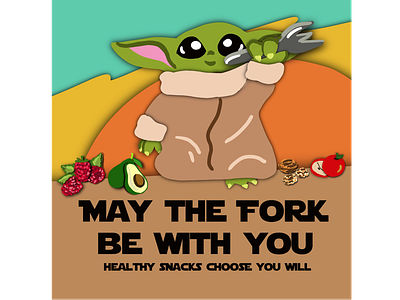May the fork be with you! may the 4th star wars yoda