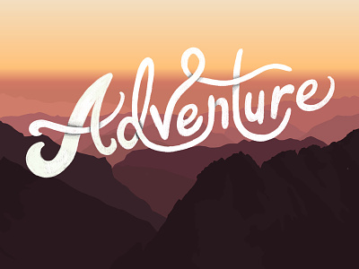 Adventure adventure drawing hand lettering ipad pro procreate