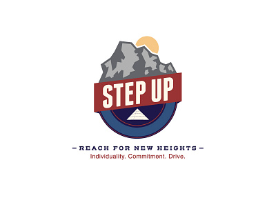 STEP UP Logo design logo step up