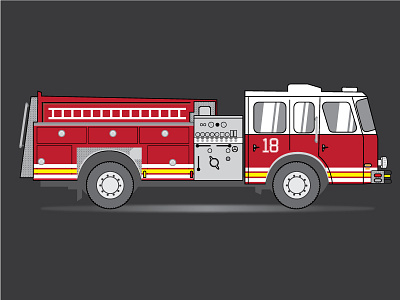 Vector Fire Truck