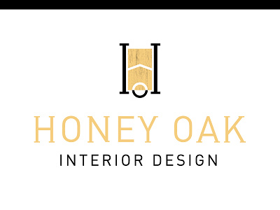 Honey Oak Logo honey oak interior design logo