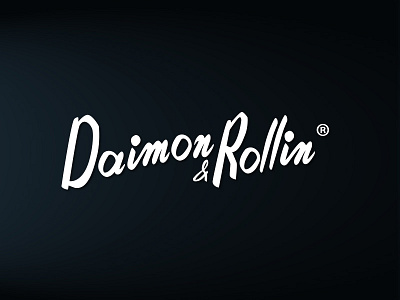 Daimon Rollin logo logotype typography