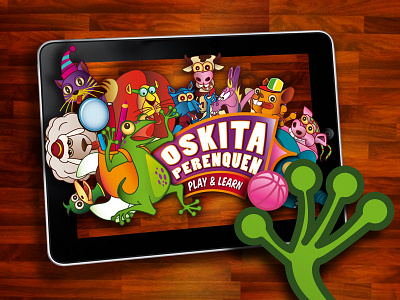 Oskita Perenquen app children games ilustration kids