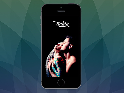 Splash screen for Tinkta app app iphone mobile splash screen tattoo tattoos