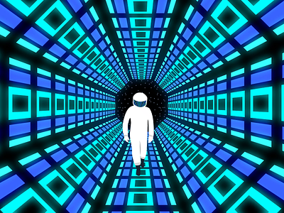 Infinite Tunnel Loop 2001 a space odyssey a space odyssey after effects animation astronaut infinite looping tunnel infinite space tunnel infinite tunnel outer space retro rotating tunnel science fiction scifi space space art space station space tunnel spaceman