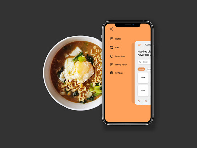 Noodle App Idea 2 app dailyui mobile app ui web design