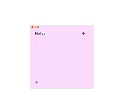 Notes Widget dailyui minimaldesign uidesign