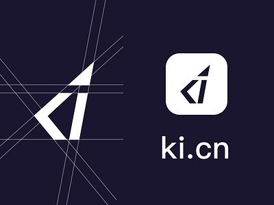 ki.cn logo design