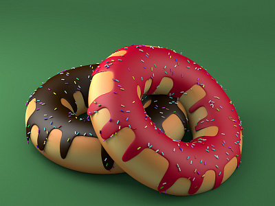 Donut art c4d cinema4d design donut food graphic yummy