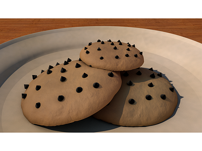 cookies cinema4d color cookie delicious design food