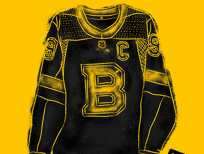 Boston Bruins Alternate Jersey adidas apparel athletics boston boston bruins bruins design drawn grunge hand hockey illustration retro sports sports design sportsdesign sportswear typography vintage