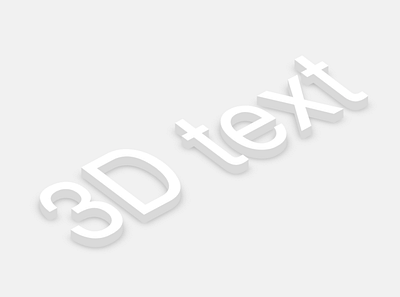 3D TEXT - CSS 3dtext design typogaphy webdesign website
