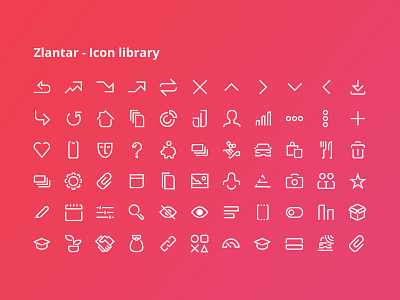 Zlantar - Icon library