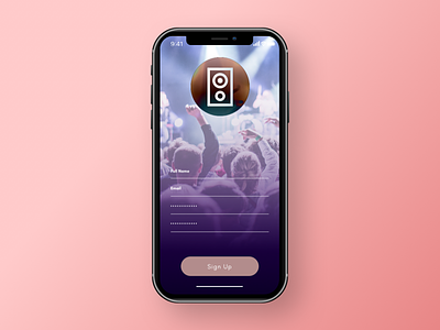 Live Music App Sign Up
