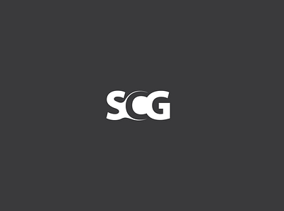 SCG logo bold brand branding design font graphics grotesque lettering letters logo logo design mark symbol type typeface typography vector